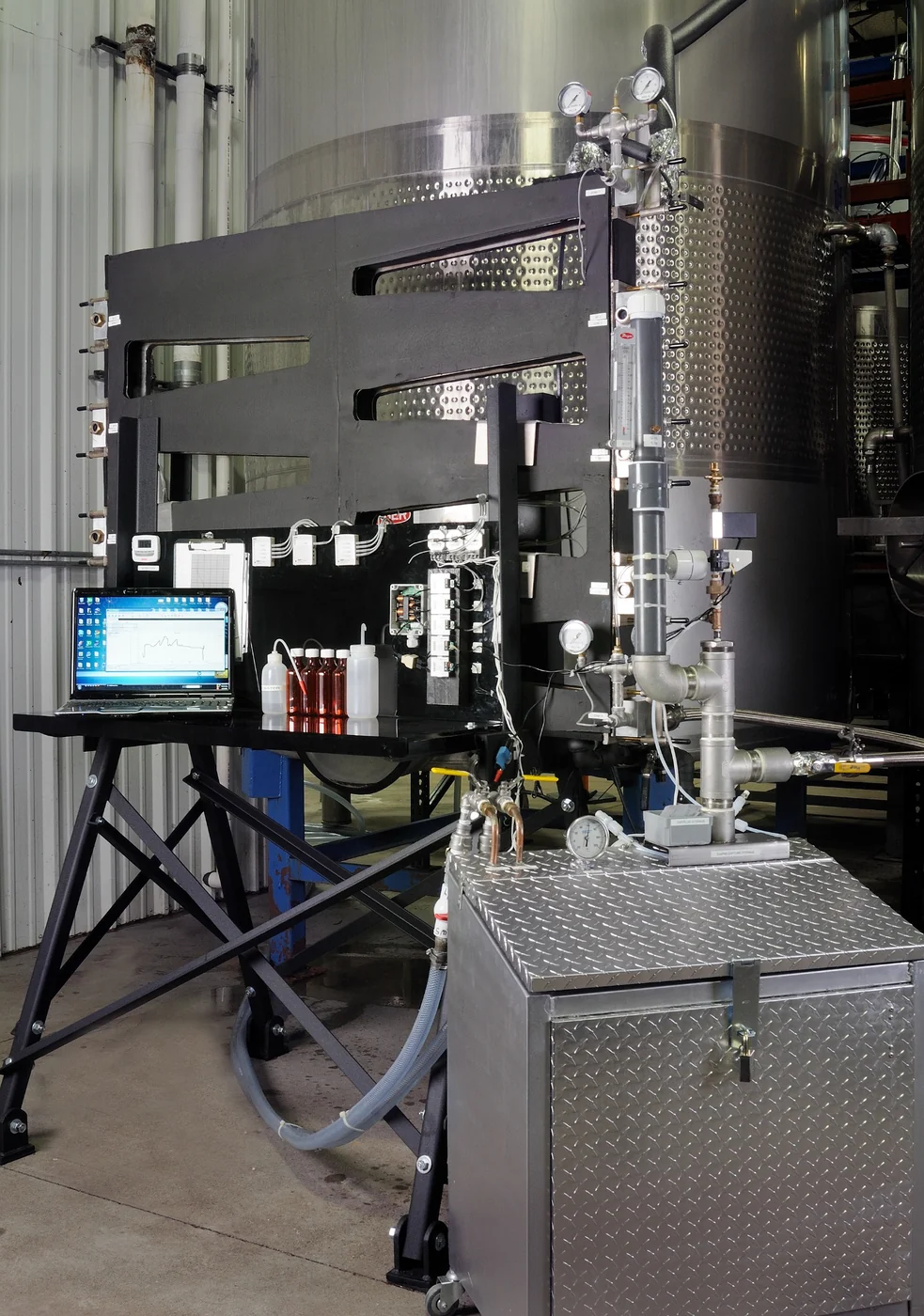 Wine fermentation experiment equipment